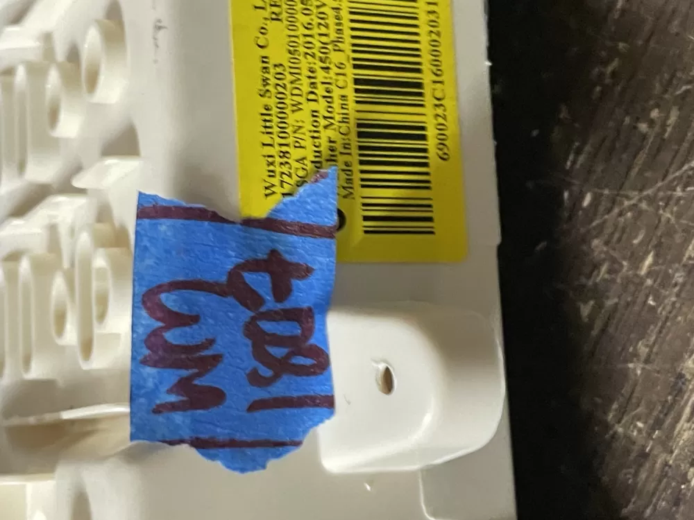GE WH12X24234 17238100000203 Washer Control Board AZ49305 | Wm1807