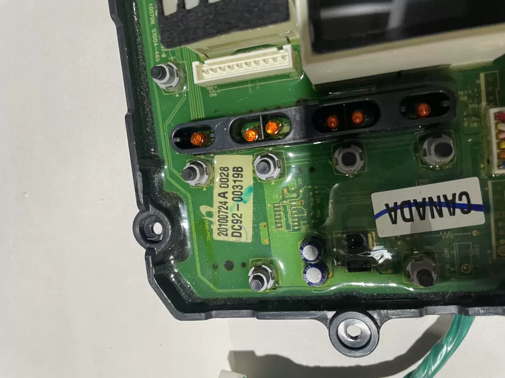 Samsung DC92-00319B  PDC92-00319B Washer User Interface Control Board