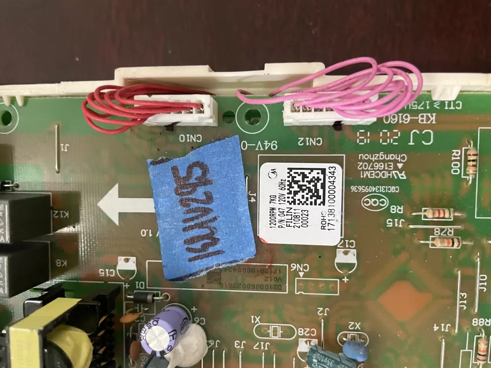 Midea 17138100004343 Washer UI Control Board AZ36610 | KMV295