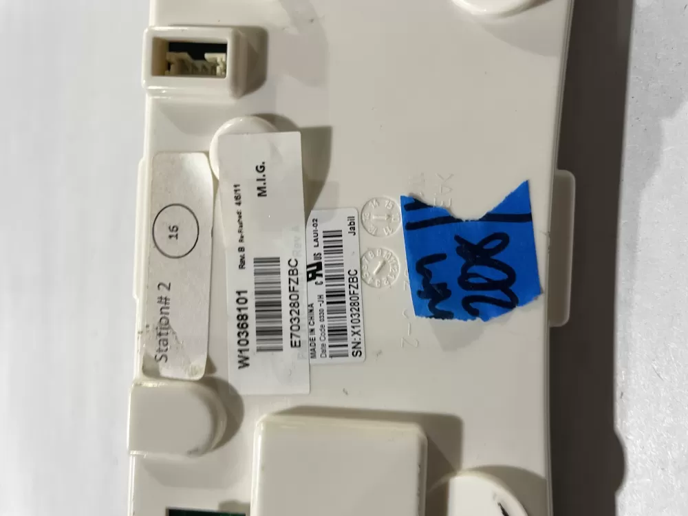 Whirlpool Amana W10443990 W10368101 Washer Control Board AZ162909 | Wm208