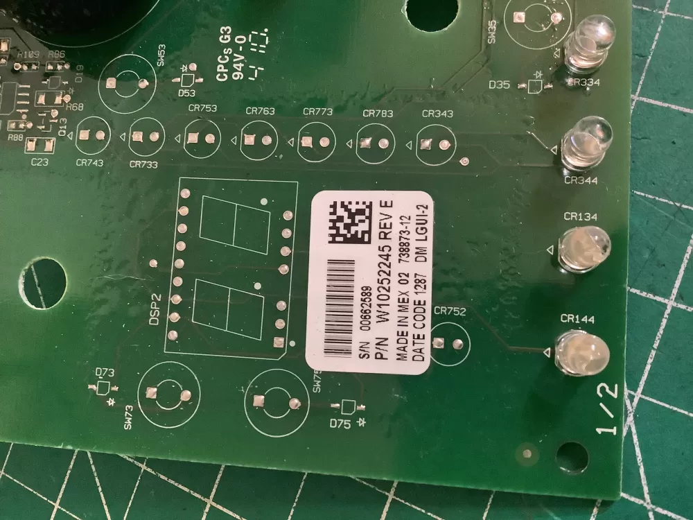 Whirlpool W10252245 Dryer Control Board AZ173330 | NRV830