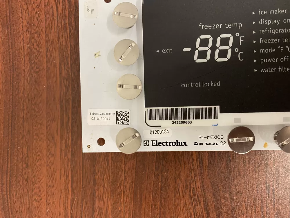Frigidaire Electrolux 242209701 Refrigerator Control Board AZ37205 | BK74