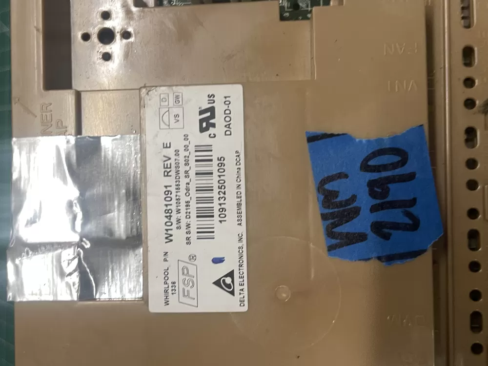 Kenmore W10481091 W10866118 AP6027291 Dishwasher Control Board AZ204002 | Wm2190