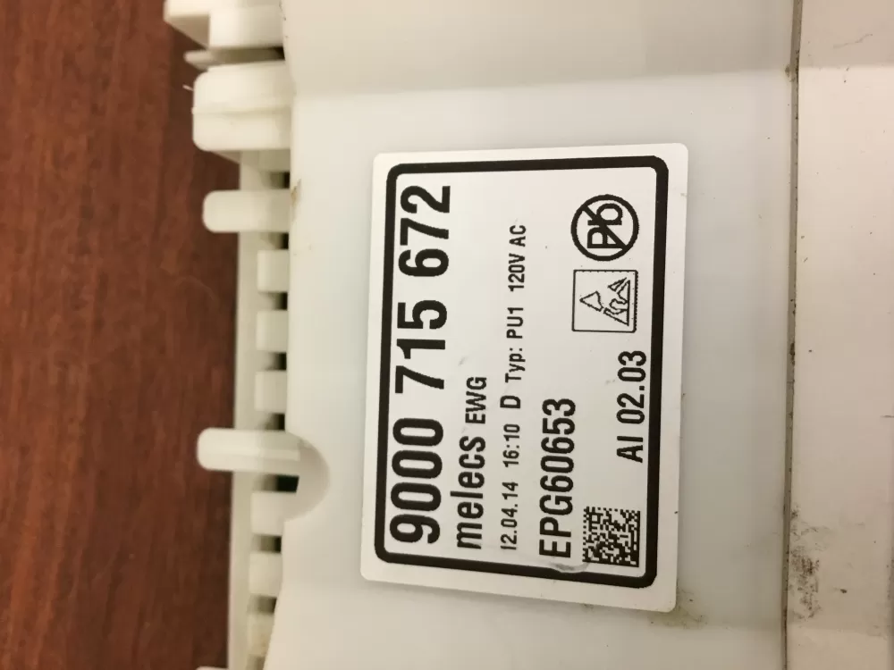Bosch 00752740 Dishwasher Control Module EPG60653 9000715672 AZ34384 | NR1699
