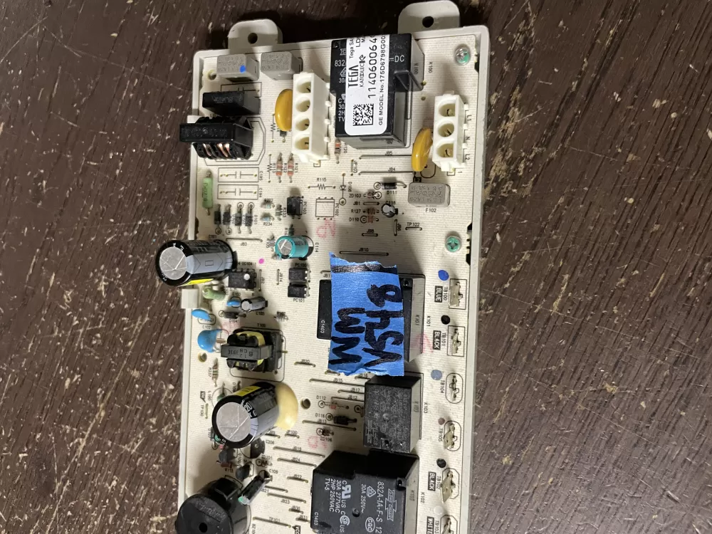 GE 175D6798G003 WE04M10008 Dryer Control Board AZ61053 | Wmv543