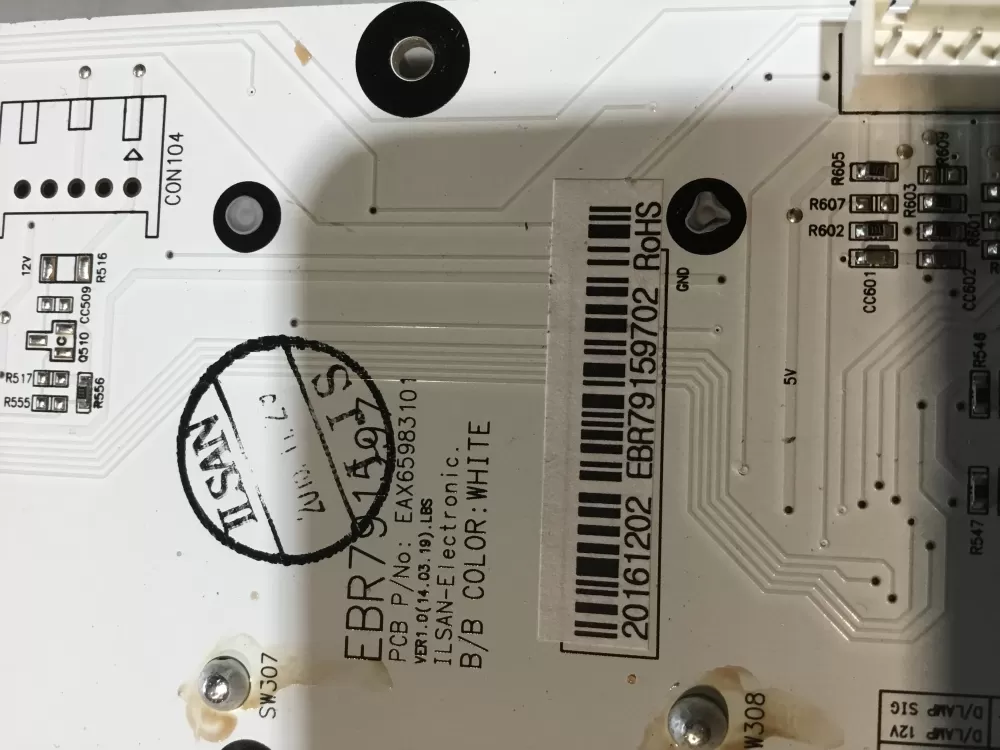 LG EBR79159702 KENMORE Refrigerator Control Board Dispenser AZ49159 | NR1800