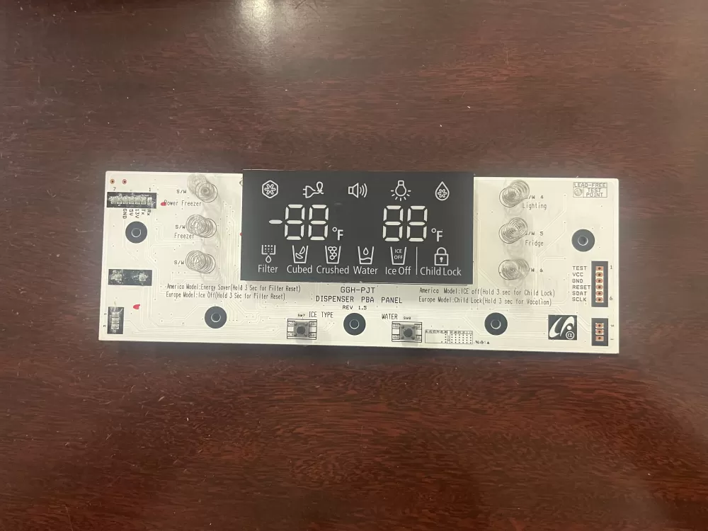 Samsung DA41-00522  DA41-00522A Refrigerator Dispenser Control Board