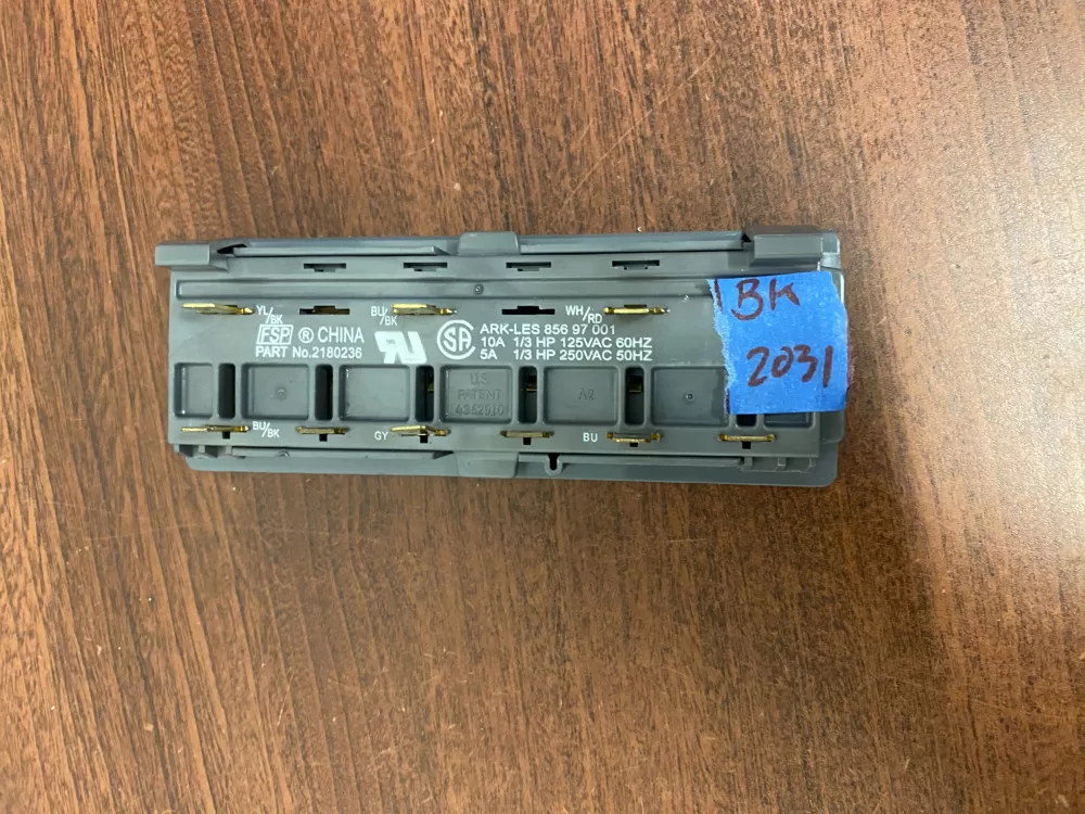 Kenmore WP2180236 Refrigerator Control Board Dispenser Switch AZ59646 | BK2031