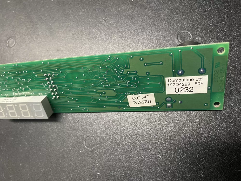 GE 197D42290232 Refrigerator UI Display Control Board AZ18662 | BK710