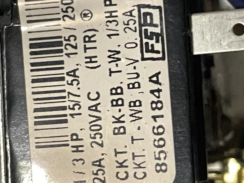 Whirlpool 8566184A 8566184 WP8566184 AP6013380 Dryer Timer AZ30816 | WM203