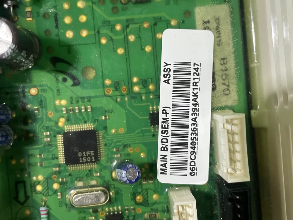 Samsung DC94-05363A Dryer Control Board AZ158694 | Wm1085