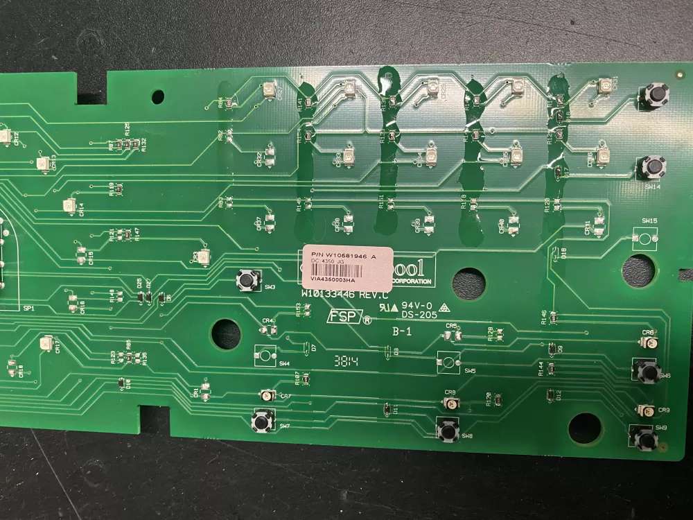 Whirlpool W10581946 Washer Control Board AZ15211 | BK695