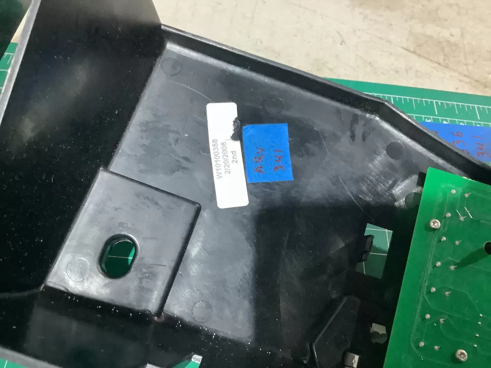 Whirlpool W10100388 dryer control panel assembly AZ195376 | ARV341