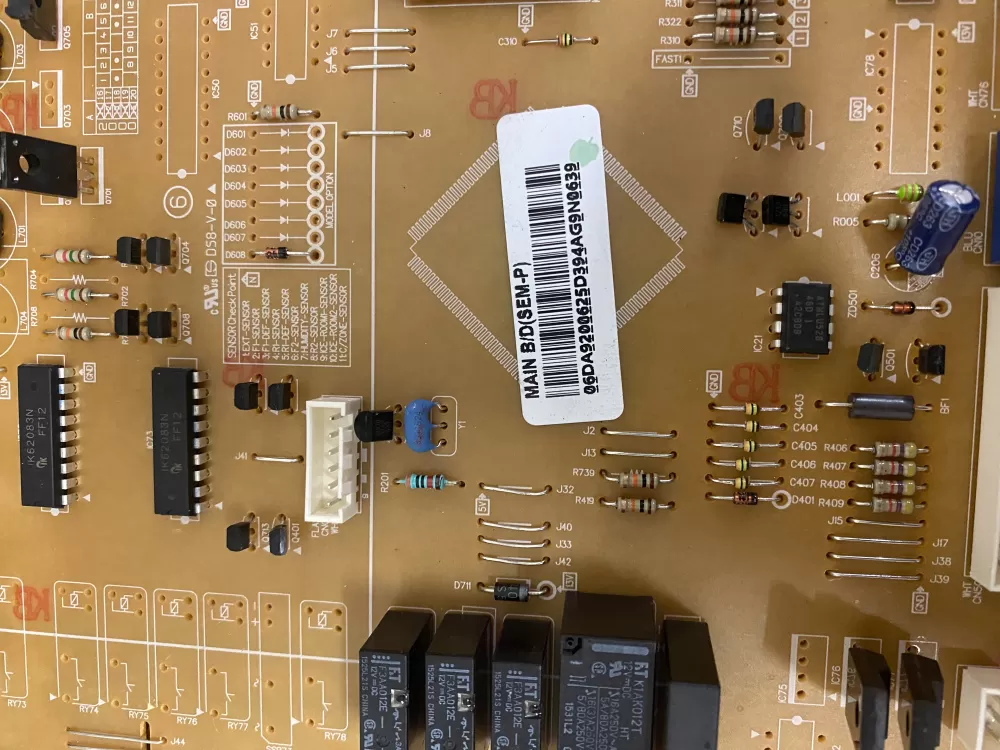 Samsung DA92 00625D Refrigerator Control Board AZ35598 | BK425