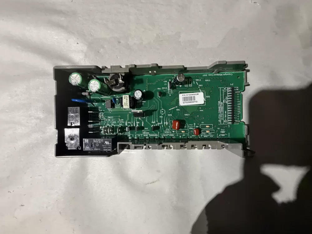 Whirlpool  KitchenAid  Kenmore  Jenn-Air AP6018709 W10056352 W10083123 W10083168 W10110248 W10154151 W10158345 W10193578 W10193580 W10285178 WPW10285178 PS11752011 Dishwasher Control Board