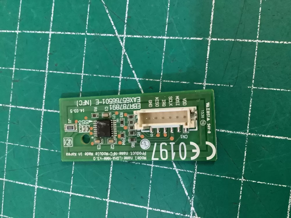 LG EBR80574938  AP6982795  EBR78789101 Washer User Interface Control Board