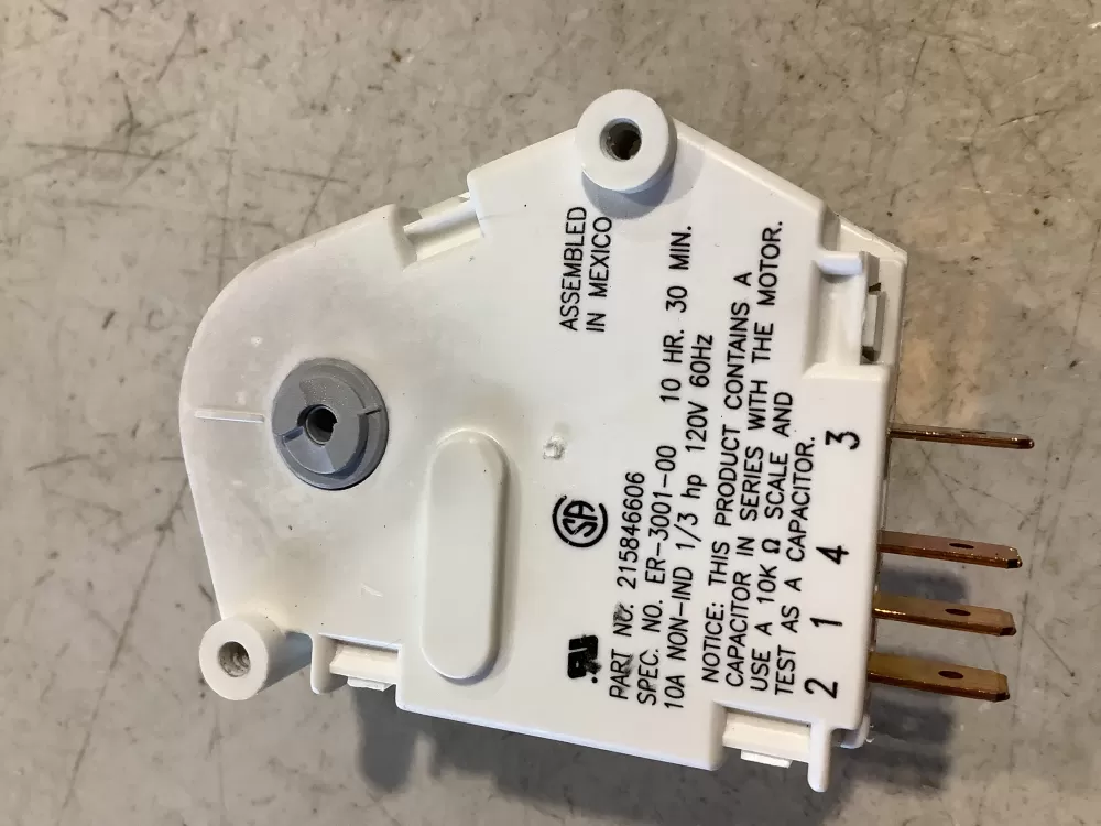 Frigidaire Kenmore AP2111929 12762 Refrigerator Defrost Timer AZ157386 | SL248