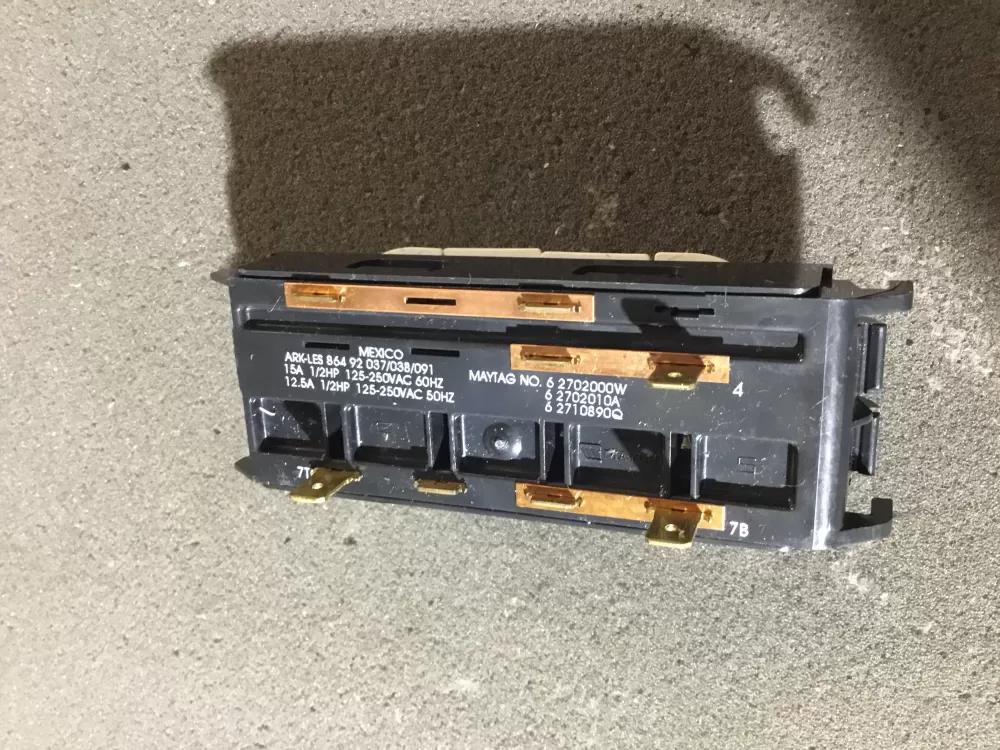 Maytag 62702010 Washer Temp Select Switch AZ101461 | NR612