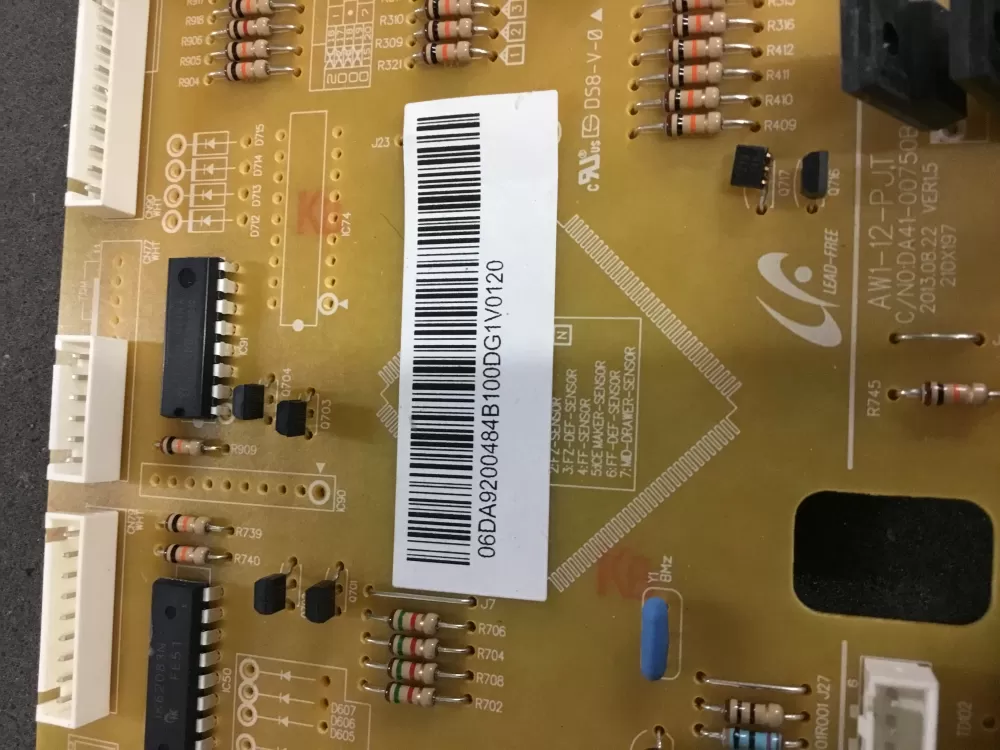 Samsung DA92-00484B DA94-02275B Refrigerator Control Board AZ81402 | NR1477
