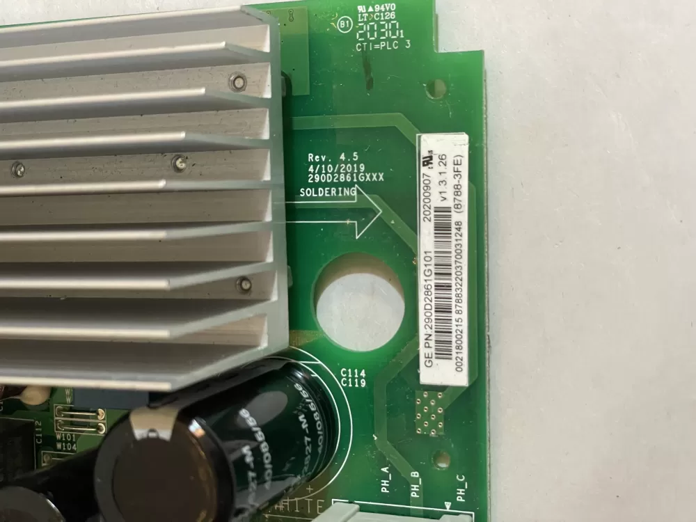 GE 290D2861G101 Washer Control Board AZ192794 | KM2299