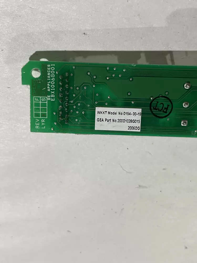 GE Refrigerator Display Control Board AZ186700 | Wm2682