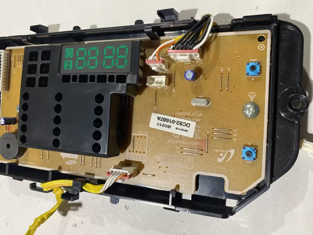 Samsung DC92 01607A Dryer Control Board Interface AZ140921 | BKV747