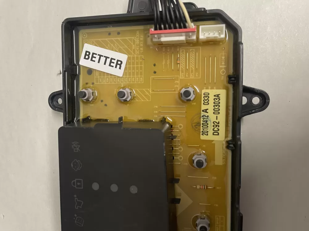Samsung DC92-00303A Washer Control Board UI AZ208534 | KMV762