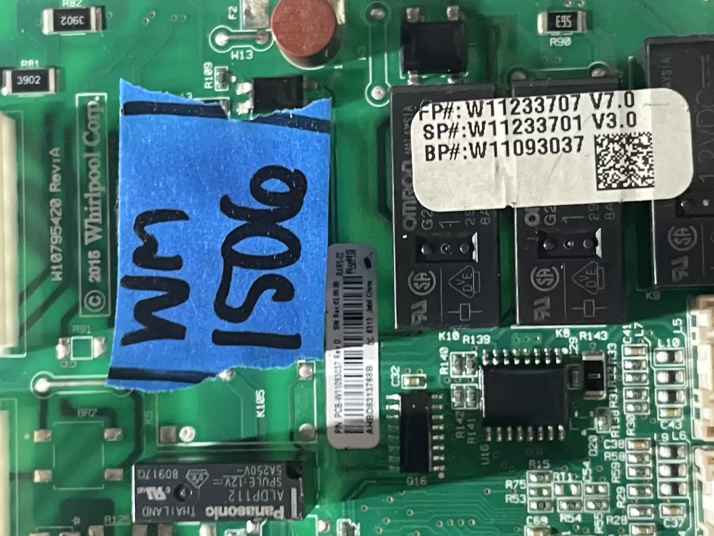 Whirlpool W11093037 W11093038 Refrigerator Control Board AZ230535 | Wm1506