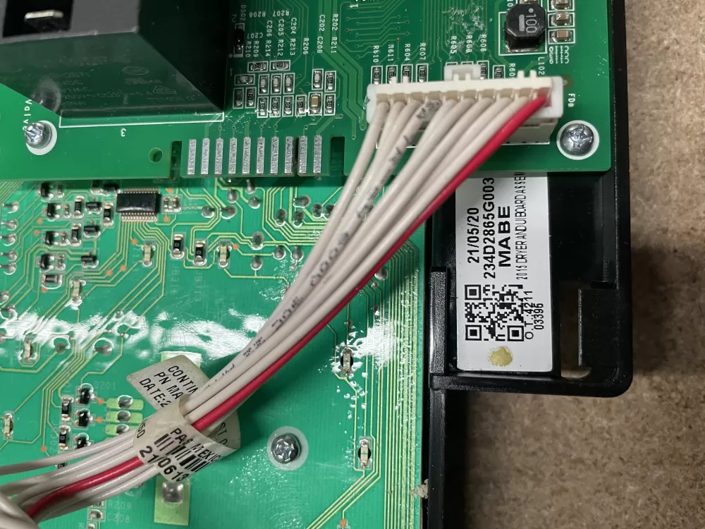 GE 234D2855G004 Washer Control Board AZ22849 | KMV13