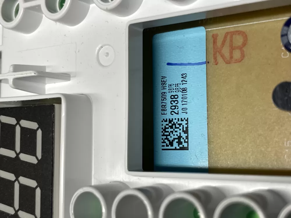 Kenmore EBR75092938 Washer Interface Control Board AZ36705 | Wm392