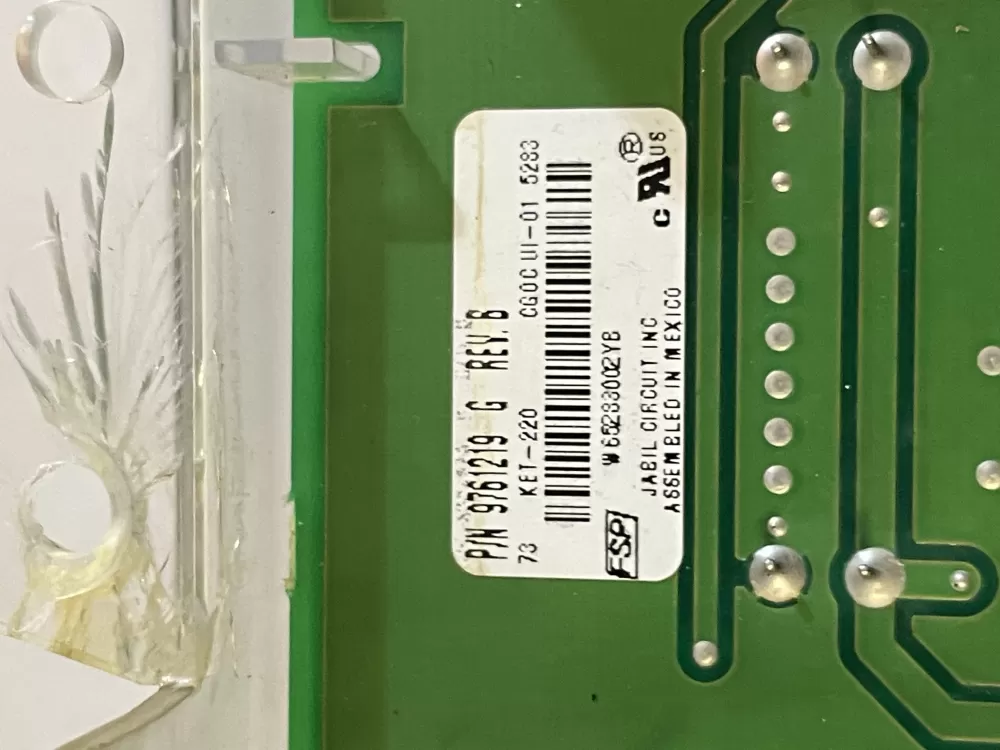 Whirlpool KitchenAid 9761219 Range Control Board AZ133130 | Wm944