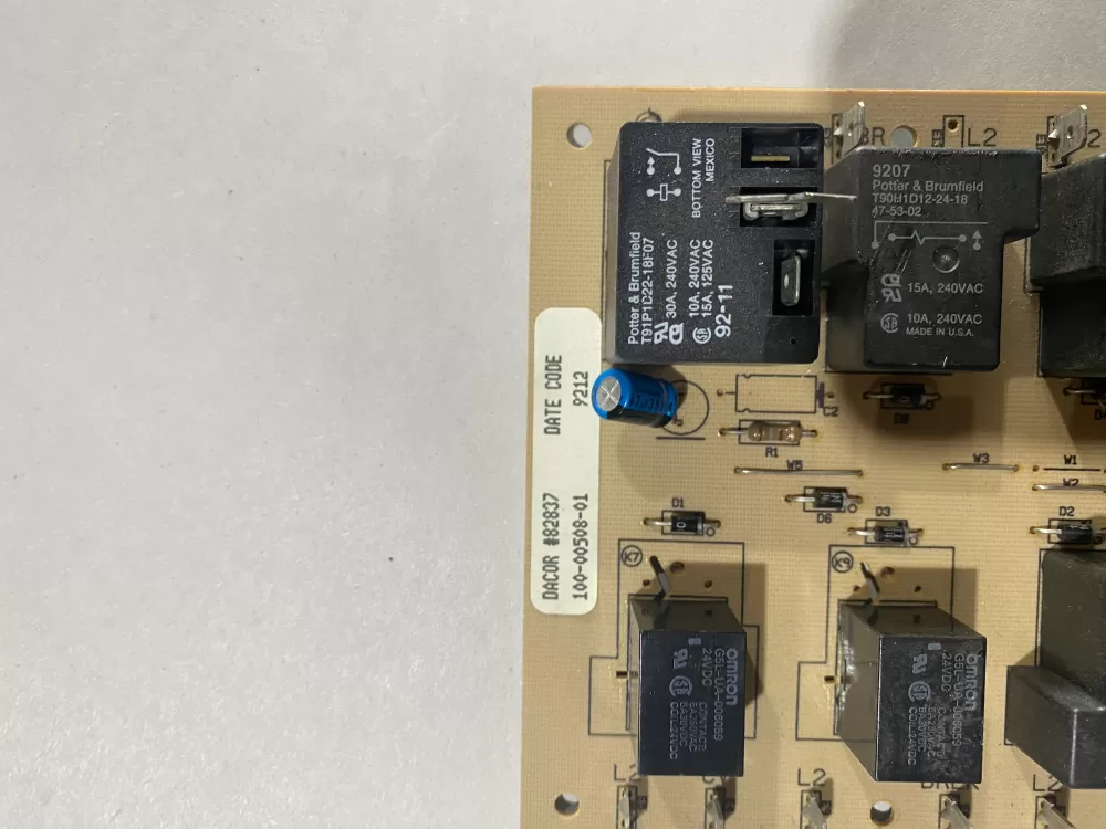 Dacor 100-00508-01 Oven Relay Board AZ109419 | BK412
