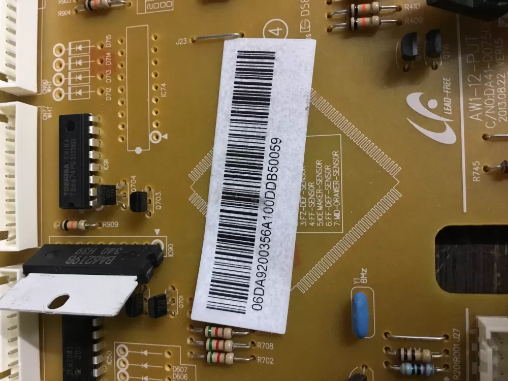 Samsung DA92 00356A DA41 00750B Refrigerator Control Board AZ18277 | NR48