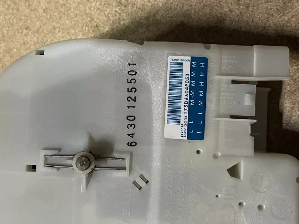 GE WH12X10527 175D6604P053 Washer Timer AZ26560 | KM113