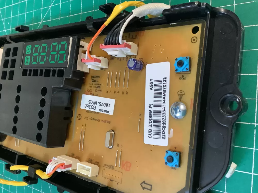 Samsung DC94 07338A Washer Control Board AZ215558 | NR1333