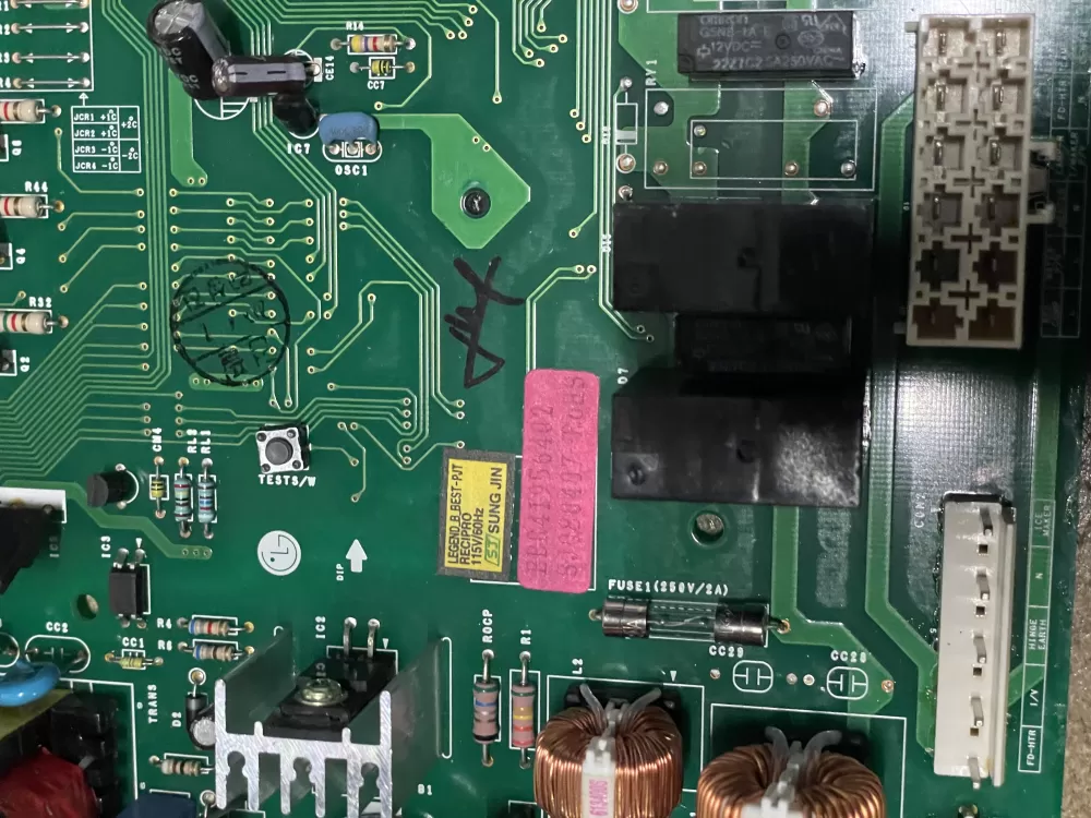 LG EBR41956402  Refrigerator Main Control Board AZ25746 | KM100