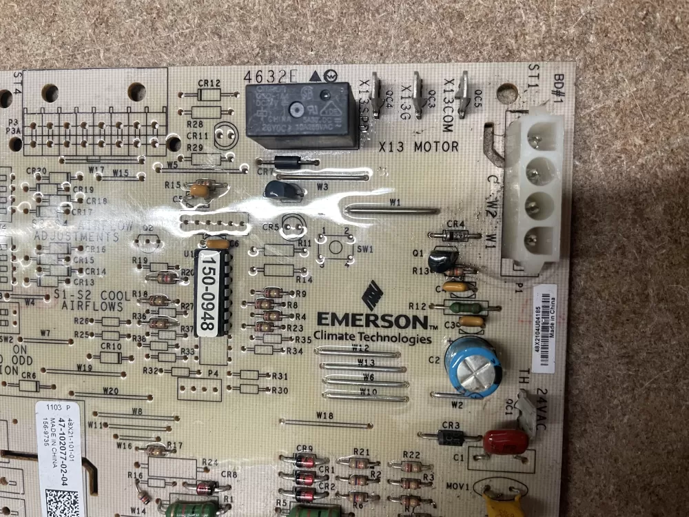 Rheem Air Handler Control Board 47-102077-02-04 156-9735 AZ15672 | KM960