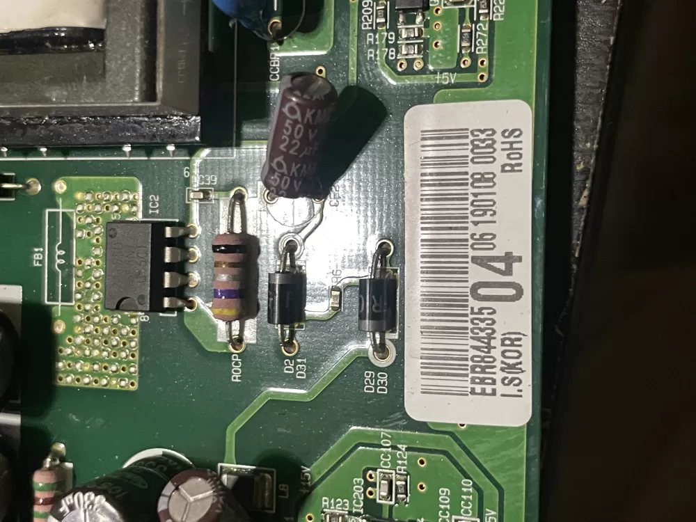 LG EBR78643431 EBR84433504 PS12581463 Refrigerator Control Board AZ29504 | WM310