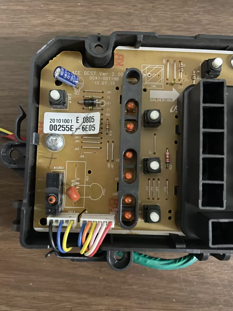 Samsung DC92-00255E DC41-00119B Dryer Control Board AZ82673 | KMV482