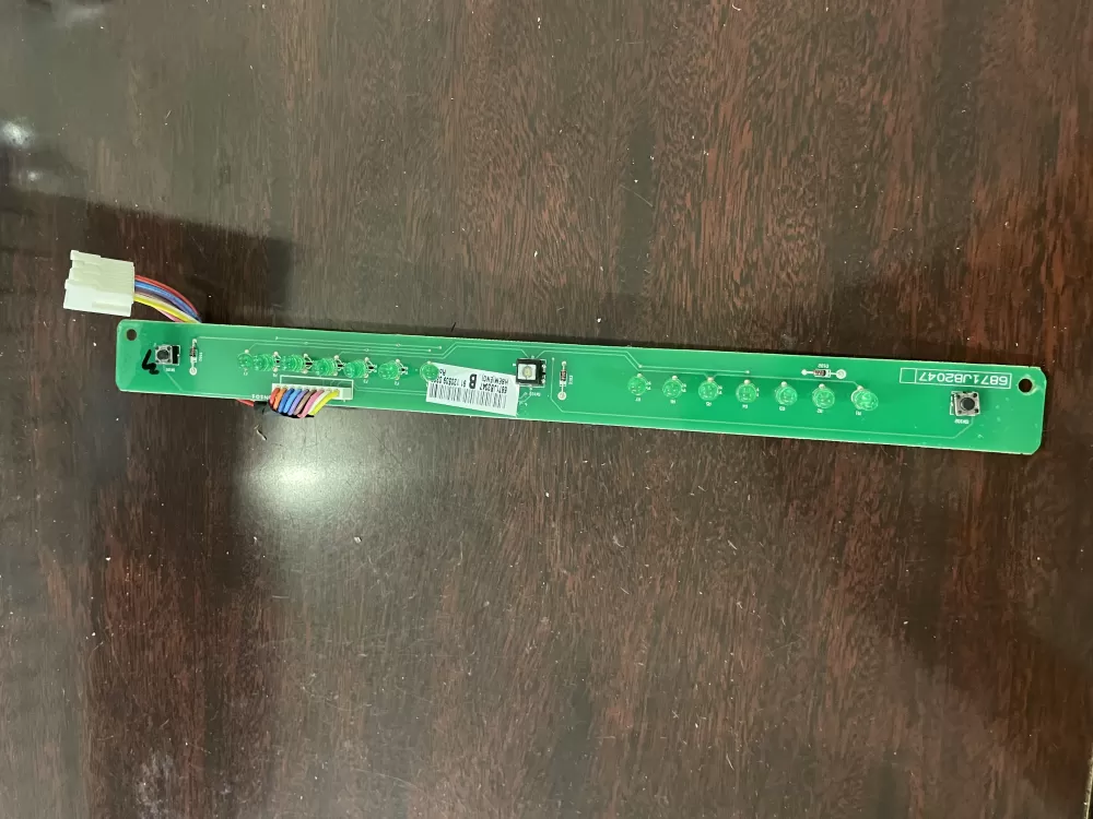 LG 6871JB2047B Refrigerator Control Board Display