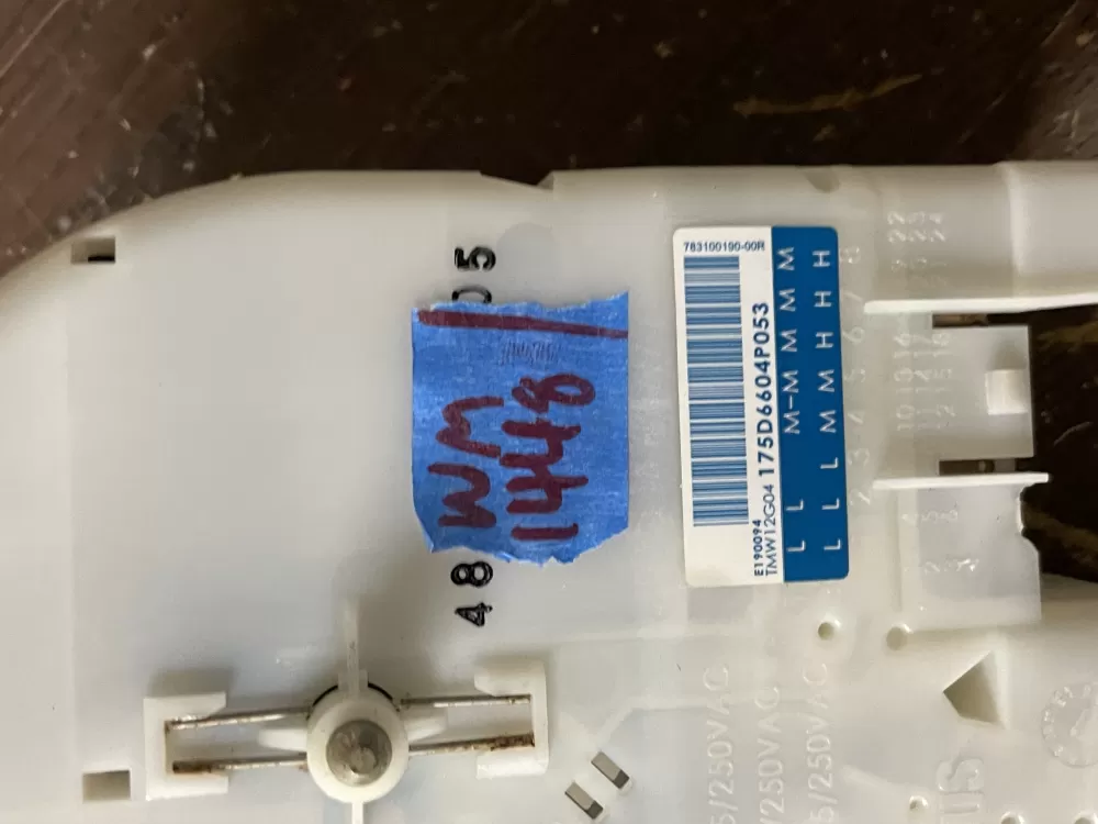 GE WH12X10527 175D6604P053 Washer Timer AZ43598 | Wm1448