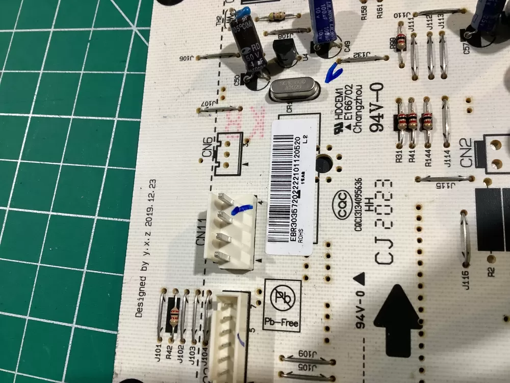 GE EBR30357202  WB27X38436 Microwave Control Board AZ156539 | NR23