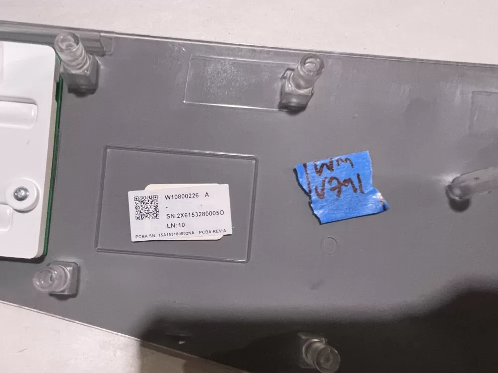 Whirlpool W10800226 W11126011 PS12114442 Dryer Control Panel AZ152673 | Wmv791