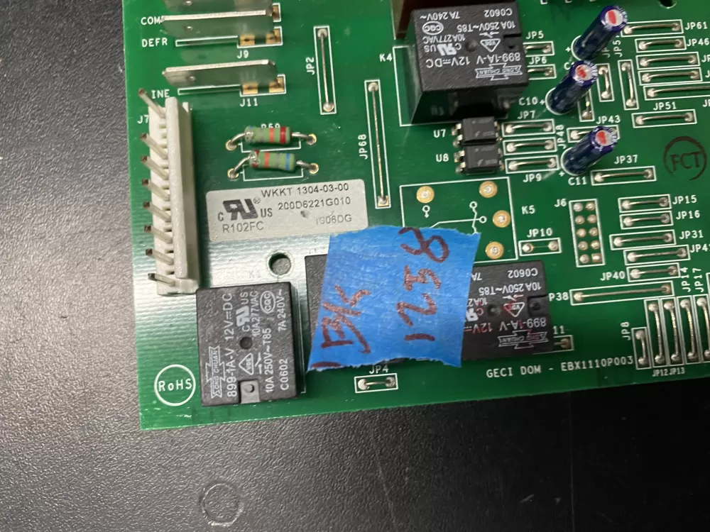 GE 200D6221G010 WR55X10552 Refrigerator Control Board AZ7511 | BK1258
