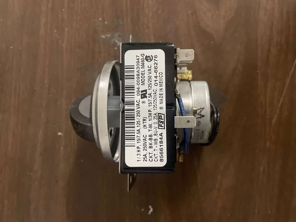 Whirlpool 8566184A 8566184 WP8566184 AP6013380 8566184R PS11746606 Dryer Timer