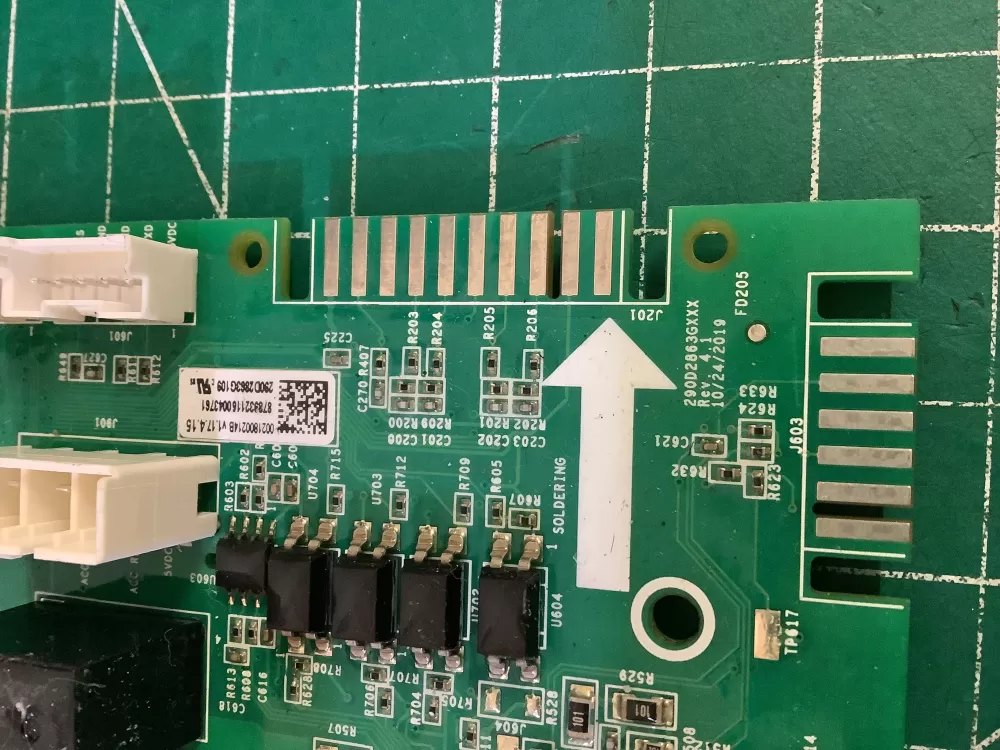 GE Washer 290D2863G109 Main Control Board AZ196425 | NR307