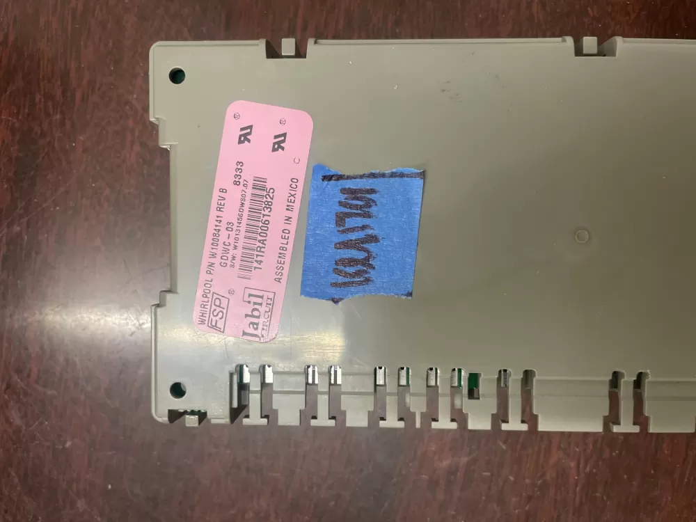 Kenmore KitchenAid W10084141 Dishwasher Control Board AZ34446 | KM1701