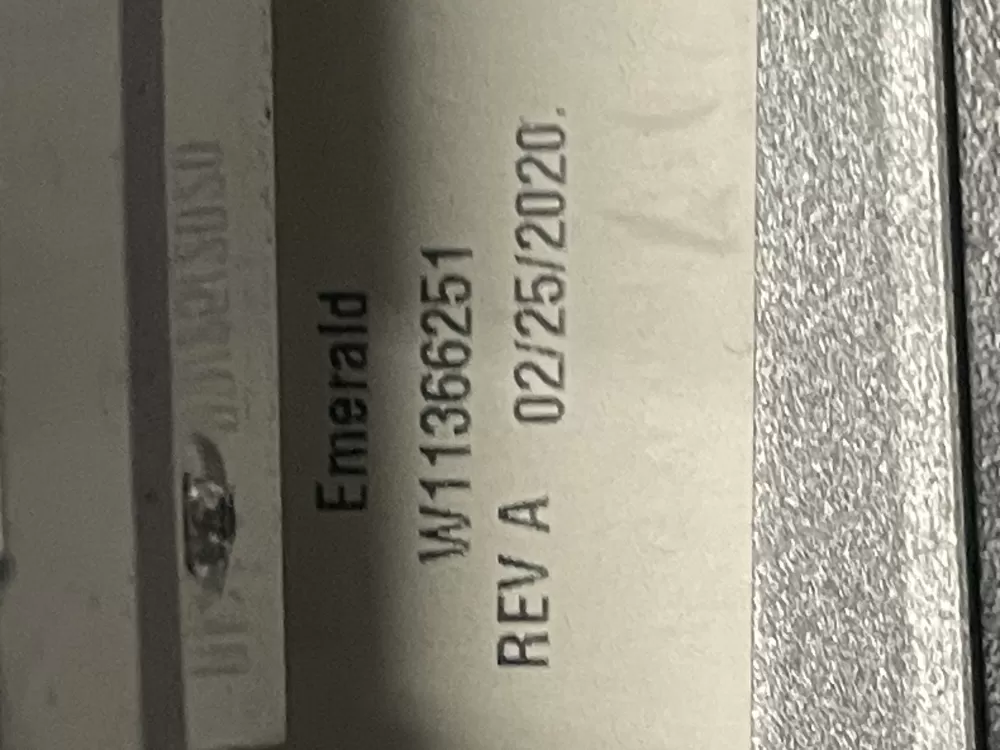 Whirlpool Maytag W11395600 W11366251 Dishwasher Control Panel AZ14534 | V352