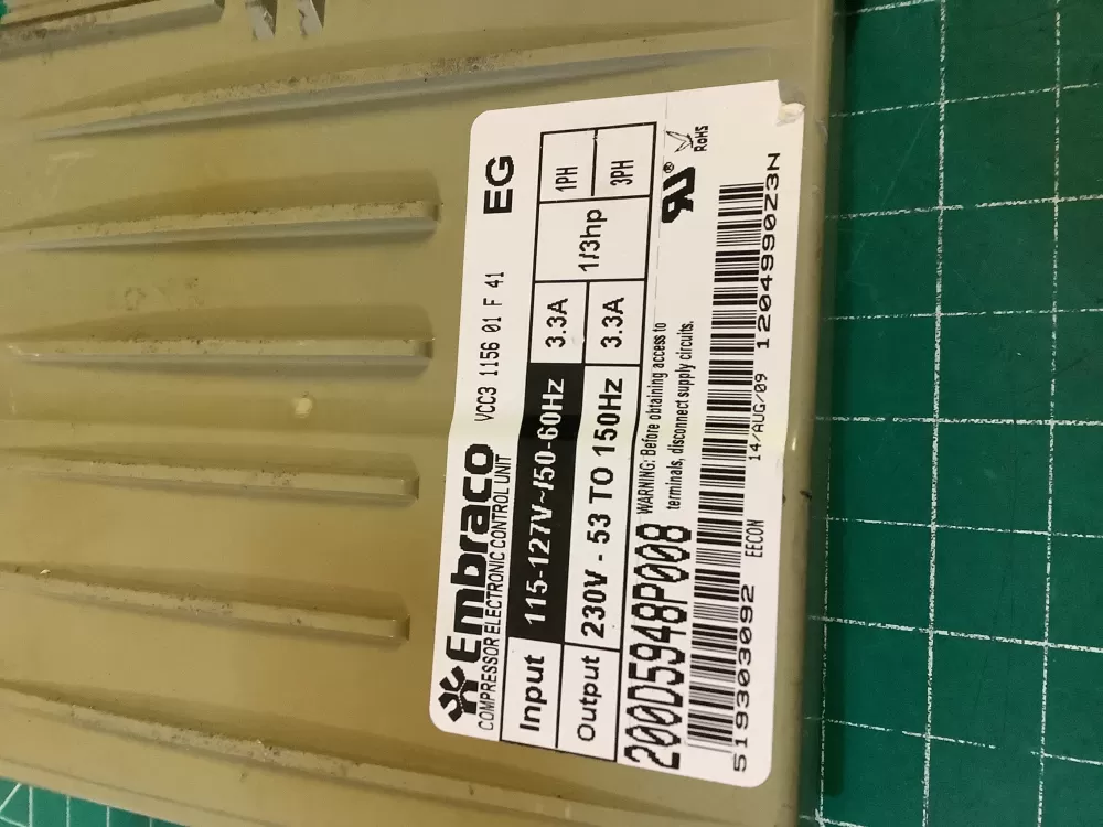 Refrgerator Inverter 200D5948P008 AZ198711 | NR2769