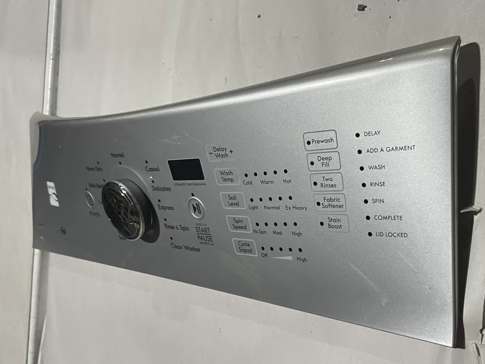W10643919 Kenmore Washer Control Panel